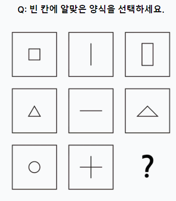 IQ 테스트 전문적인 테스트