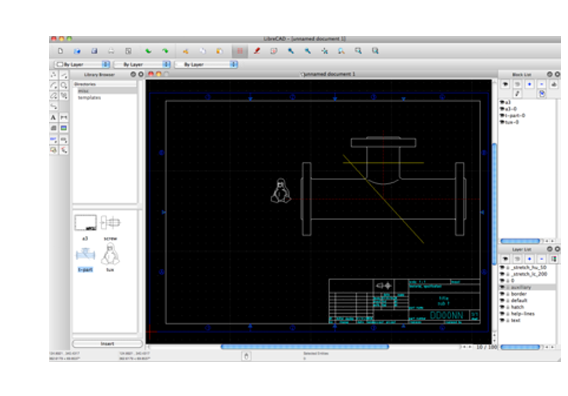 무료 캐드 LibreCAD