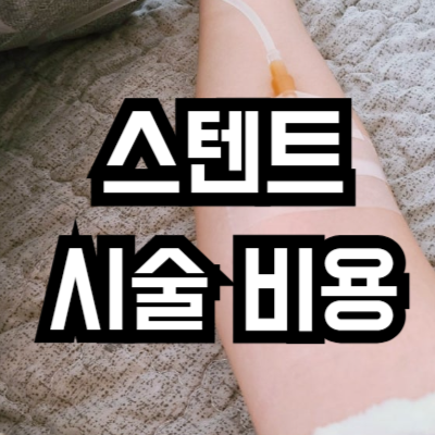 스텐트 시술 비용
